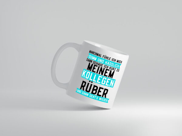 Dumm und hässlich | Kollegen | Büro | Job | Sarkasmus - Tasse Weiss - Kaffeetasse / Geschenk / Familie