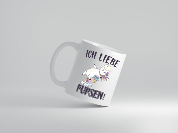 Ich liebe Pupsen - Tasse Weiss - Kaffeetasse / Geschenk / Familie