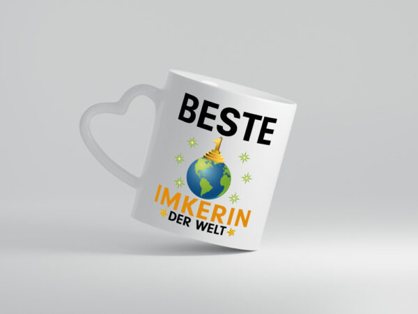 Welt Beste Imkerin | Imkerei - Herzhenkel Tasse - Kaffeetasse / Geschenk / Familie