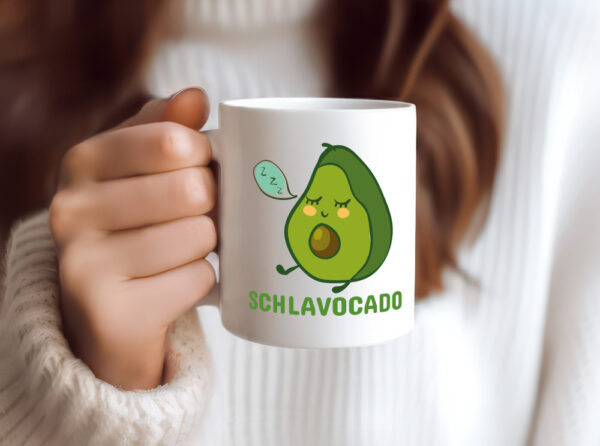 Schlavocado - Tasse Weiss - Kaffeetasse / Geschenk / Familie
