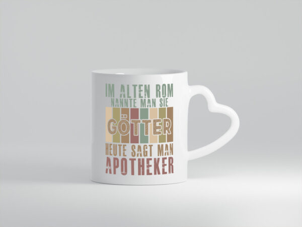 Heute sagt man: Apotheker | Apotheke | Pharmazie - Herzhenkel Tasse - Kaffeetasse / Geschenk / Familie