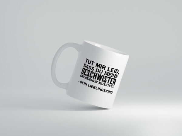 Lieblingskind | Spruchtasse | Geschwister | Eltern - Tasse Weiss - Kaffeetasse / Geschenk / Familie