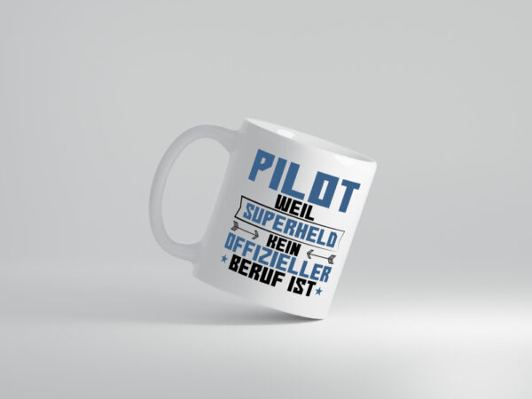 Superheldin Pilot | Flugzeug | Piloten - Tasse Weiss - Kaffeetasse / Geschenk / Familie