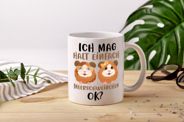 Ich mag Meerschweinchen - Tasse Weiss - Kaffeetasse / Geschenk / Familie