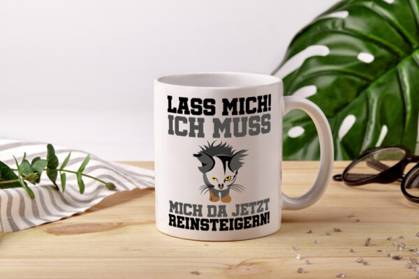 Lass mich in Ruhe. - Tasse Weiss - Kaffeetasse / Geschenk / Familie