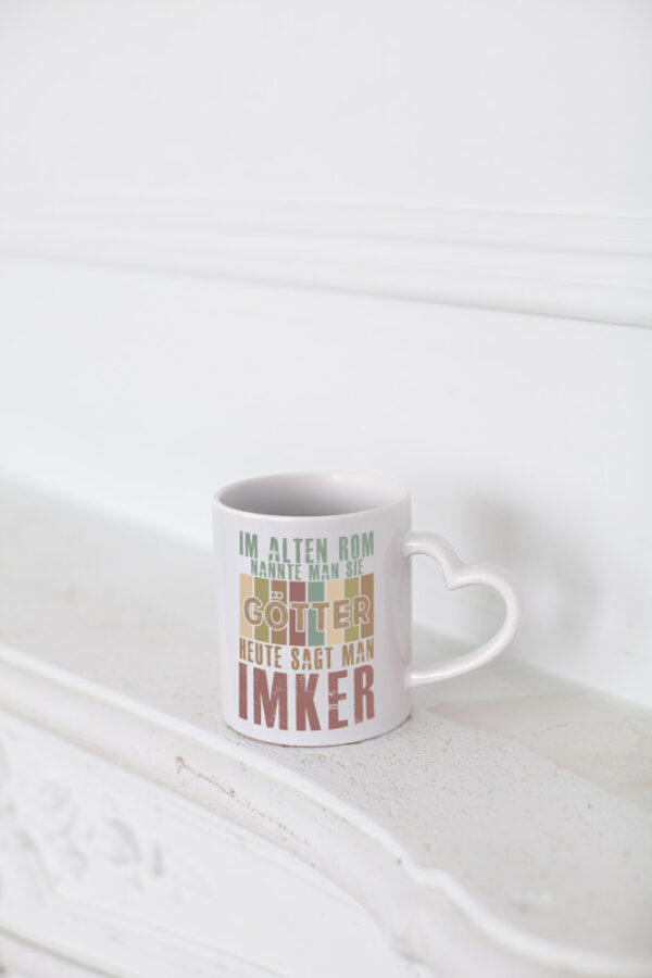 Heute sagt man: Imker | Imkerei - Herzhenkel Tasse - Kaffeetasse / Geschenk / Familie