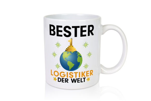 Welt Bester Logistiker | Beruf Logistik - Tasse Weiss - Kaffeetasse / Geschenk / Familie