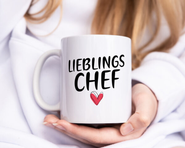 Lieblingschef | Arbeit | Du bist der beste Chef - Tasse Weiss - Kaffeetasse / Geschenk / Familie