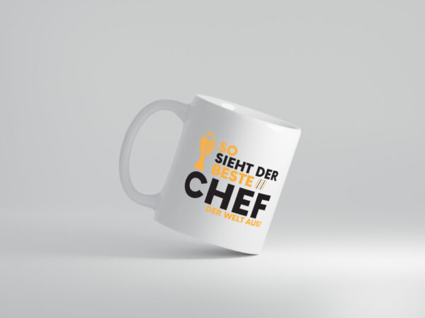 Der Weltbeste Chef | Führungskraft | Vorgesetzter - Tasse Weiss - Kaffeetasse / Geschenk / Familie