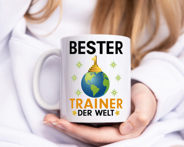 Welt Bester Trainer | Verein | Sport - Tasse Weiss - Kaffeetasse / Geschenk / Familie