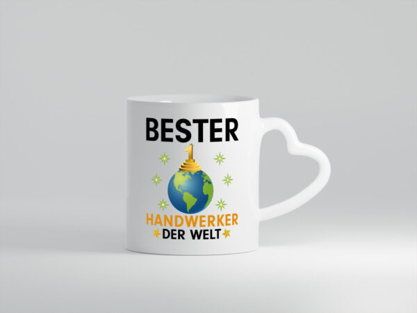 Welt Bester Handwerker |Handwerk - Herzhenkel Tasse - Kaffeetasse / Geschenk / Familie