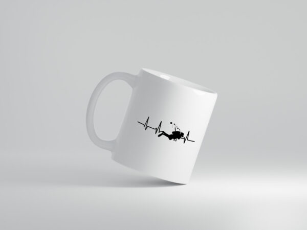 Taucher Motiv | Tauchen | Scuba Diving | Schnorcheln - Tasse Weiss - Kaffeetasse / Geschenk / Familie