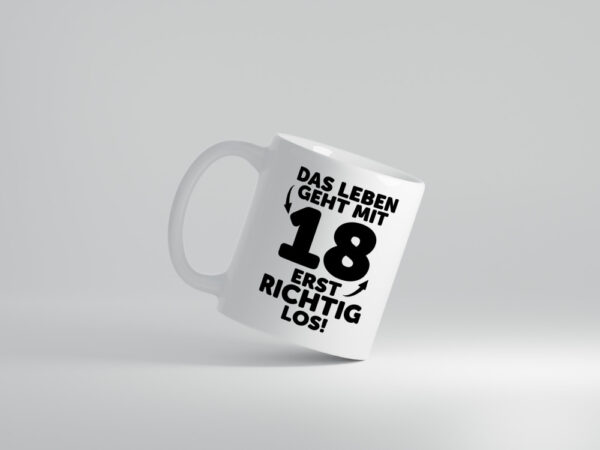18. Geburtstag | Junge $ Mädchen| Volljährig - Tasse Weiss - Kaffeetasse / Geschenk / Familie