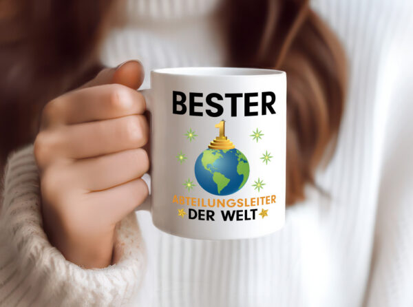 Welt Bester Abteilungsleiter| Führungskraft - Tasse Weiss - Kaffeetasse / Geschenk / Familie