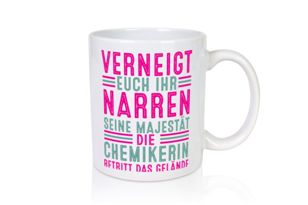 Verneigt euch: Deutschlehrerin | Lehrer - Tasse Weiss - Kaffeetasse / Geschenk / Familie