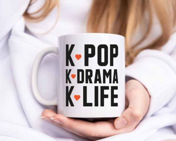 K-Pop Tasse | Pop Musik Tasse | Jugendliche | Mädchen - Tasse Weiss - Kaffeetasse / Geschenk / Familie