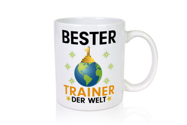 Welt Bester Trainer | Verein | Sport - Tasse Weiss - Kaffeetasse / Geschenk / Familie