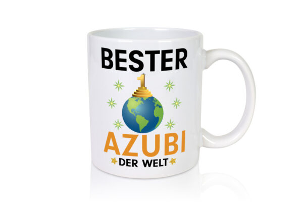 Welt Bester Azubi | Ausbildung | Lehre | Lehrling - Tasse Weiss - Kaffeetasse / Geschenk / Familie