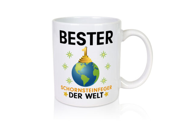 Welt Bester Schornsteinfeger | Kaminkehrer | Handwerk - Tasse Weiss - Kaffeetasse / Geschenk / Familie