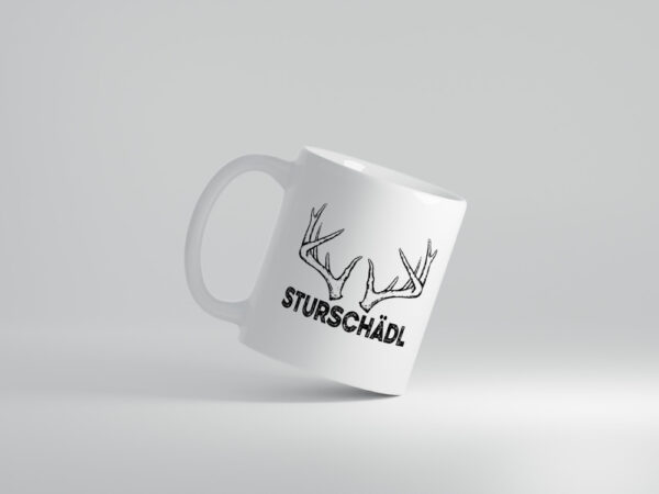 Sturschädl | Sturkopf Tasse | bayrisch | Dickkopf - Tasse Weiss - Kaffeetasse / Geschenk / Familie