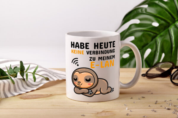 Keine Verbindung - Tasse Weiss - Kaffeetasse / Geschenk / Familie