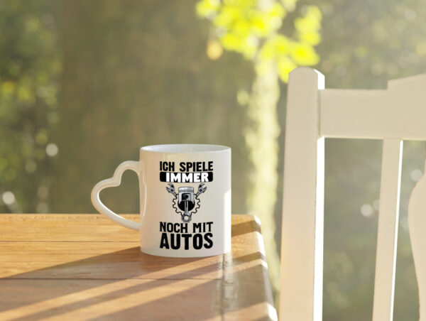 Autoschrauber Tasse | Mechaniker Humor | KFZ Spruch - Herzhenkel Tasse - Kaffeetasse / Geschenk / Familie