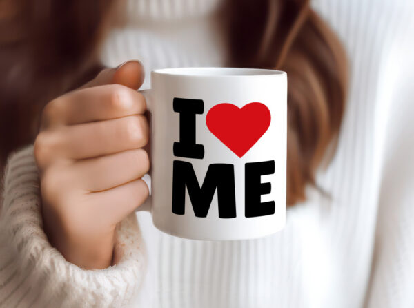 I love me - Tasse Weiss - Kaffeetasse / Geschenk / Familie