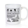 Achtung Probleme Chemielaborantin | Laborantin | Chemie - Tasse Weiss - Kaffeetasse / Geschenk / Familie