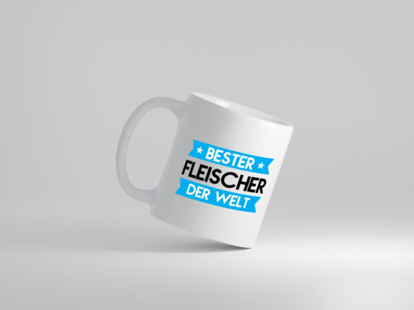 Bester Fleischer | Schlachterei - Tasse Weiss - Kaffeetasse / Geschenk / Familie