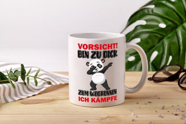 Ich bin ein Kämpfer - Tasse Weiss - Kaffeetasse / Geschenk / Familie