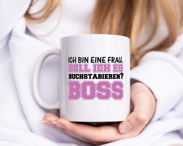 Ich bin der Boss - Tasse Weiss - Kaffeetasse / Geschenk / Familie