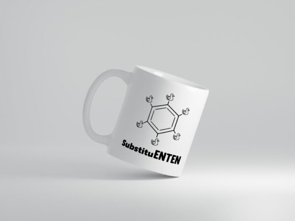 SubstituENTEN | Chemie | Wissenschaft | Science | Physik - Tasse Weiss - Kaffeetasse / Geschenk / Familie