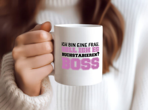 Ich bin der Boss - Tasse Weiss - Kaffeetasse / Geschenk / Familie