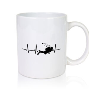 Taucher Motiv | Tauchen | Scuba Diving | Schnorcheln - Tasse Weiss - Kaffeetasse / Geschenk / Familie