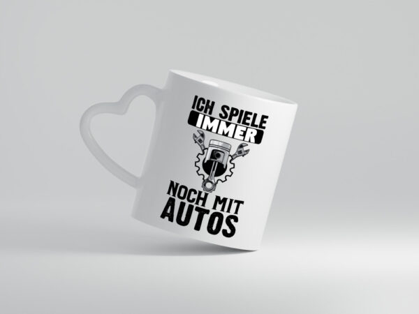 Autoschrauber Tasse | Mechaniker Humor | KFZ Spruch - Herzhenkel Tasse - Kaffeetasse / Geschenk / Familie