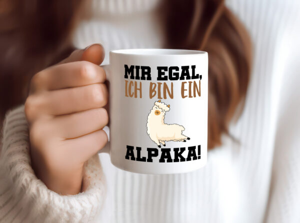 Ich bin ein Alpaka! - Tasse Weiss - Kaffeetasse / Geschenk / Familie