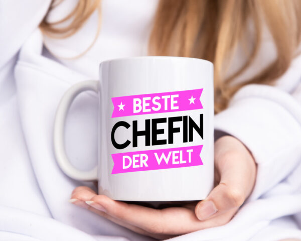 Beste Chefin | Führungskraft | Vorgesetzte - Tasse Weiss - Kaffeetasse / Geschenk / Familie