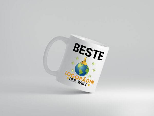 Welt Beste Logopädin | Sprachtherapie - Tasse Weiss - Kaffeetasse / Geschenk / Familie