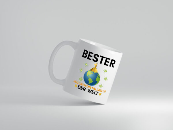 Welt Bester Heizungsinstallateur | Heizungsbauer - Tasse Weiss - Kaffeetasse / Geschenk / Familie