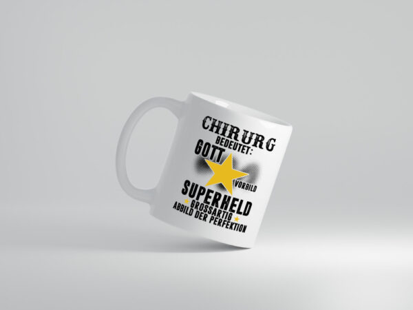 Bedeutung von Chirurg | Medizin | Chirurgie | Krankenhaus - Tasse Weiss - Kaffeetasse / Geschenk / Familie