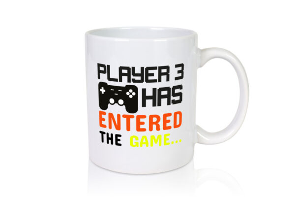 Player 3 | Schwangerschaft Tasse | Nachwuchs | Eltern - Tasse Weiss - Kaffeetasse / Geschenk / Familie