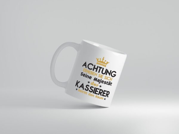 Seine Majestät Kassierer - Tasse Weiss - Kaffeetasse / Geschenk / Familie
