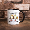 Apropos Möwe | Möwie noch een | Norddeutsch | Plattdeutsch Farbige Tasse - Kaffeetasse / Geschenk / Familie