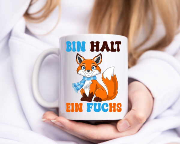 Bin halt ein Fuchs | Schlauer Fuchs - Tasse Weiss - Kaffeetasse / Geschenk / Familie