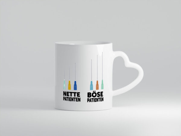 Krankenhaus Humor | Beruf Tasse | Arzt | Pfleger - Herzhenkel Tasse - Kaffeetasse / Geschenk / Familie