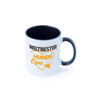 Weltbester Hunde Opa | Hundeliebhaber | Opa Farbige Tasse - Kaffeetasse / Geschenk / Familie