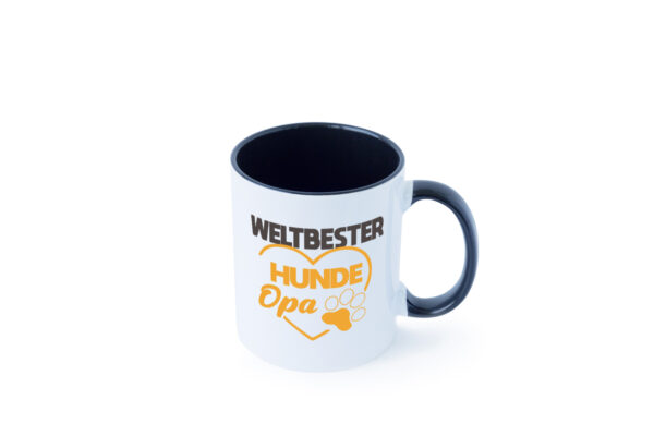 Weltbester Hunde Opa | Hundeliebhaber | Opa Farbige Tasse - Kaffeetasse / Geschenk / Familie