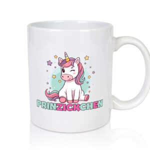 Prinzickchen | Einhorn | Zicke - Tasse Weiss - Kaffeetasse / Geschenk / Familie