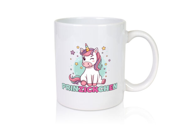 Prinzickchen | Einhorn | Zicke - Tasse Weiss - Kaffeetasse / Geschenk / Familie