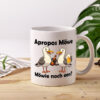 Apropos Möwe | Möwie noch een | Norddeutsch | Plattdeutsch - Tasse Weiss - Kaffeetasse / Geschenk / Familie